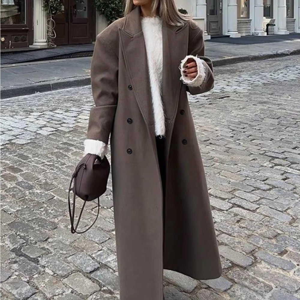 SOERA Nicole maxi coat - classy long trench coat